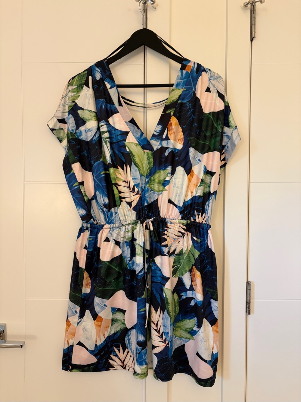 Tropical V-Neck Swim Coverup by Everyday Sunday